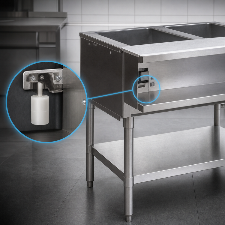 Product image #4 for Eagle Group SWT2-208 Electric Water Bath Hot Food Table, 33 Inch Wide, 2 Openings, 208V