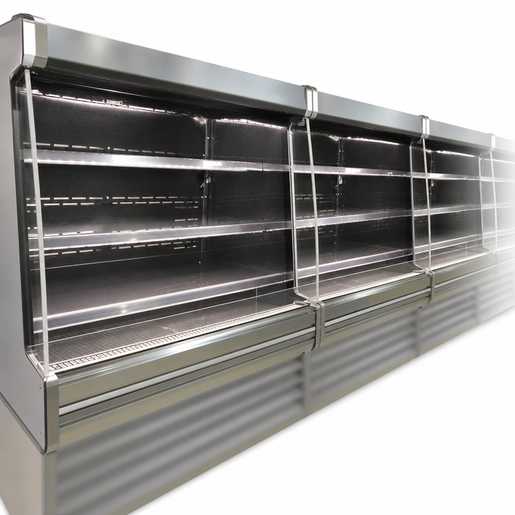 Product image #4 for Howard-McCray 35E Series Dairy Open Merchandiser, 63-Inch W x 60-Inch H, Self-Contained, 2-Tier Lit Shelves