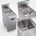 Thumbnail image #4 for Krowne Royal Series 12-Inch Underbar Speed Station with Cabinet Base, Dual Speed Rinsers and Dump Sink