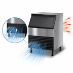 Thumbnail image #4 for Koolaire KDF0150A Undercounter Full-Dice Ice Machine with Bin, Air-Cooled, 168 lb/Day, 92 lb Storage