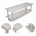 Thumbnail image #4 for Eagle Group 120-Inch x 18-Inch Stainless Steel Pass-Thru Shelf with Overshelf