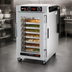 Thumbnail image #5 for Metro HotBlox Narrow 8-Pan Pass-Thru Undercounter Insulated Holding Cabinet with Clear Front & Rear Doors