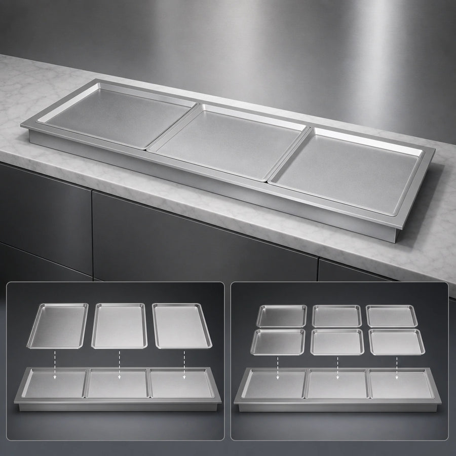 Three-Pan Sheet Capacity