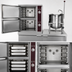 Thumbnail image #4 for Crown DCX-2-10 Two Compartment Direct Steam Convection Steamer with 10 Gallon Kettle