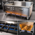 Thumbnail image #4 for Comstock-Castle 41-Inch Flat Bottom Countertop Gas Funnel Cake Fryer, 38-48 lb. Fat Capacity, 100,000 BTU
