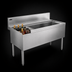 Thumbnail image #4 for Advance Tabco Prestige Supreme 42-Inch Stainless Steel Bar Ice Bin with 10-Circuit Cold Plate and Left Bottle Rack