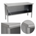 Thumbnail image #4 for John Boos Open Front Cabinet Base Stainless Steel Work Table, 120 x 24 Inch, 14-Gauge Flat Top