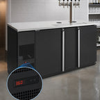 Thumbnail image #4 for Micro Matic USA Pro-Line MDD68-E-LT Two-Section Draft Beer Cooler, 28 Cu. Ft., 69-1/2 in. W, Self-Contained, Black