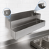 Thumbnail image #4 for BK Resources Double 36-Inch 304 Stainless Steel Speed Rail with Keyhole Mounting
