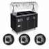 Thumbnail image #4 for Vollrath 2-Series Affordable Portable Deluxe 46-Inch 3-Well Mobile Hot Food Station with Breath Guard