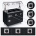 Thumbnail image #4 for Vollrath 2-Series Affordable Portable Deluxe 4-Well Mobile Hot Food Station with Lighted Breath Guard