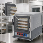 Thumbnail image #4 for Metro C5 Insulation Armour C533-MFC-L-GY Mobile Undercounter Moisture Heated Holding & Proofing Cabinet, Clear Door, 10-Pan, 120V