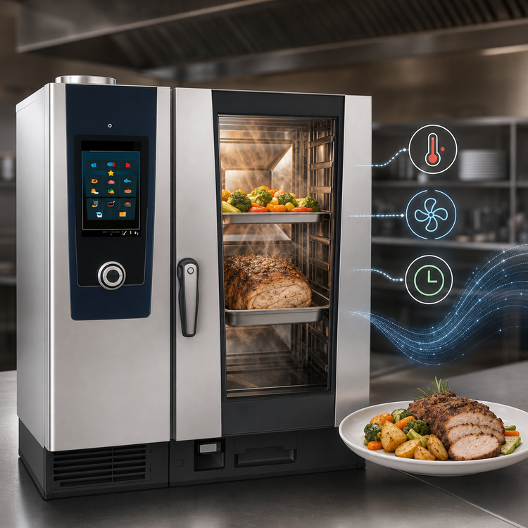 Product image #4 for RATIONAL iCombi Pro 10-Half Size Electric Combi Oven with AutoDose, 208/240V 3-Phase