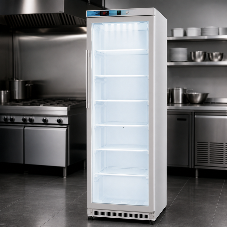 Product image #5 for KoolMore 24-Inch 12 Cu. Ft. One-Section Reach-In Glass Door Freezer