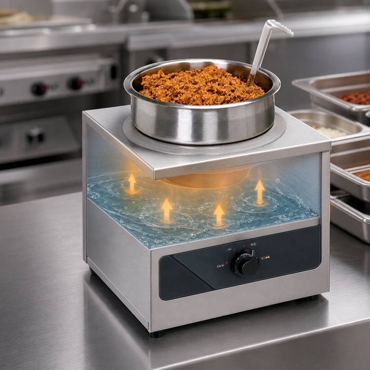 Product image #4 for Nemco 6110A 4-Quart Single Well Wet Countertop Food Warmer