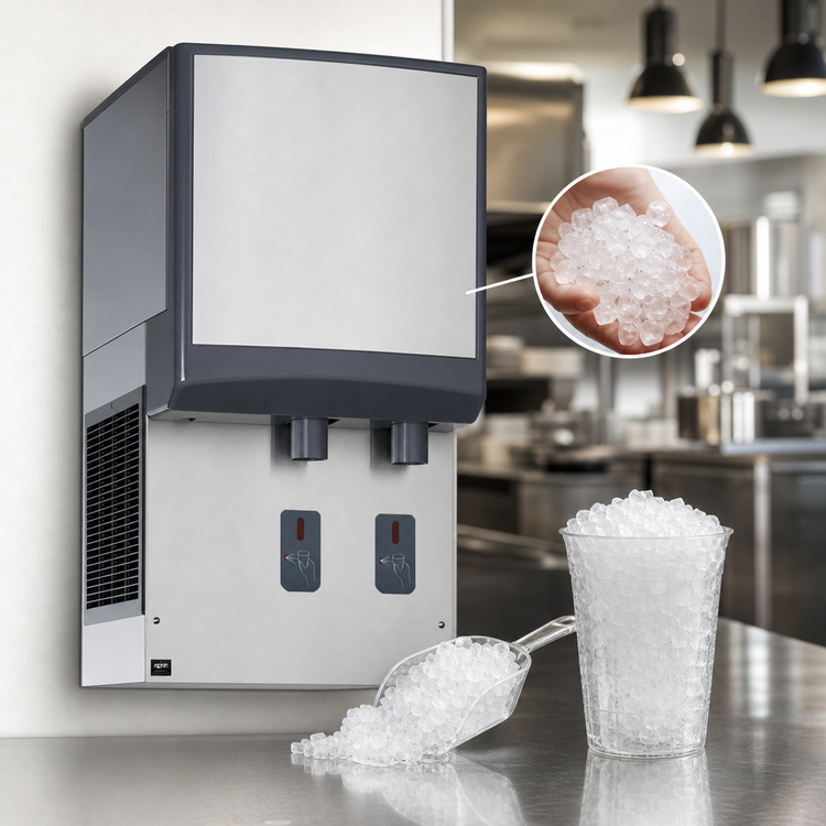 Product image #4 for Symphony Plus 25HI414A-S0-00 Wall Mount Ice and Water Dispenser with 425 lb. Chewblet Ice Production