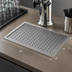 Thumbnail image #4 for Advance Tabco 18 x 24 Inch Drop-In Countertop Stainless Steel Drain Pan with Removable Drip Tray