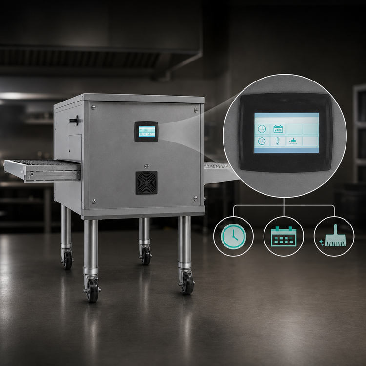 Product image #4 for Middleby Marshall CTX DZ33T-3 Countertop Triple-Deck Electric Infrared Conveyor Oven