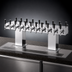 Thumbnail image #4 for Perlick Extra High Back-to-Back Bridge Tee Countertop Glycol-Cooled Draft Beer Tower, 32 Faucets, Polished Chrome