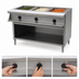 Thumbnail image #4 for Spec-Master 48-Inch Sealed Well Electric Hot Food Table with 3 Wells and Open Cabinet Base