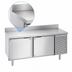 Thumbnail image #4 for La Rosa Refrigeration 74-Inch Three-Section Worktop Freezer Base with Doors, Self-Contained Side-Mounted Refrigeration