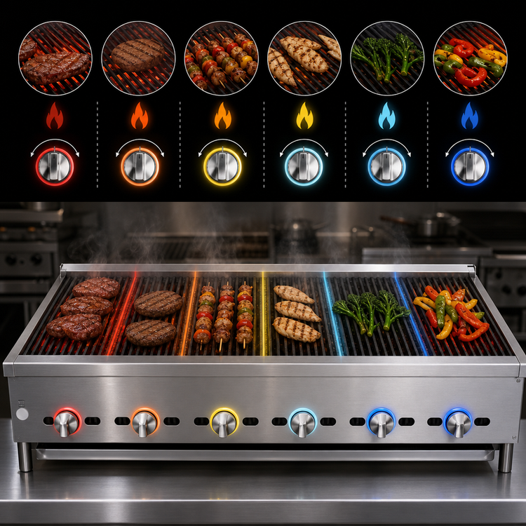 Product image #4 for Jade Supreme JB-60 60-Inch Countertop Radiant Gas Charbroiler