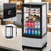 Thumbnail image #4 for Turbo Air Diamond Glass Countertop Refrigerated Merchandiser, 3.0 Cu. Ft., 4-Sided Glass, Hinged Door, 115V