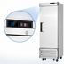 Thumbnail image #4 for Everest Refrigeration EBR1 27-Inch Wide One-Section Reach-In Refrigerator, 21.0 Cu. Ft., Bottom-Mounted Self-Contained, Solid Self-Closing Door