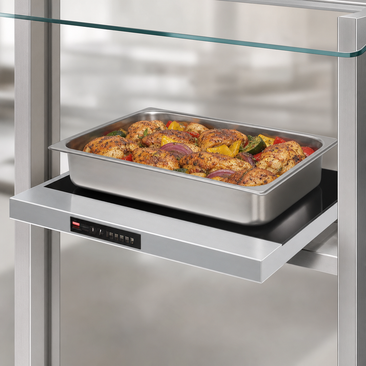Product image #4 for Hatco Modular Heated Glass Warming Shelf for One 12 x 20 Pan