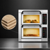 Thumbnail image #4 for PizzaMaster PM 352ED-2 Countertop Electric Stone Hearth Pizza Oven, 2 Chambers, 4 Hearthstones