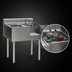 Thumbnail image #4 for Eagle Group 2200 Series 50-Inch Underbar Ice Bin/Cocktail Station with Bottle Well and Blender Recess