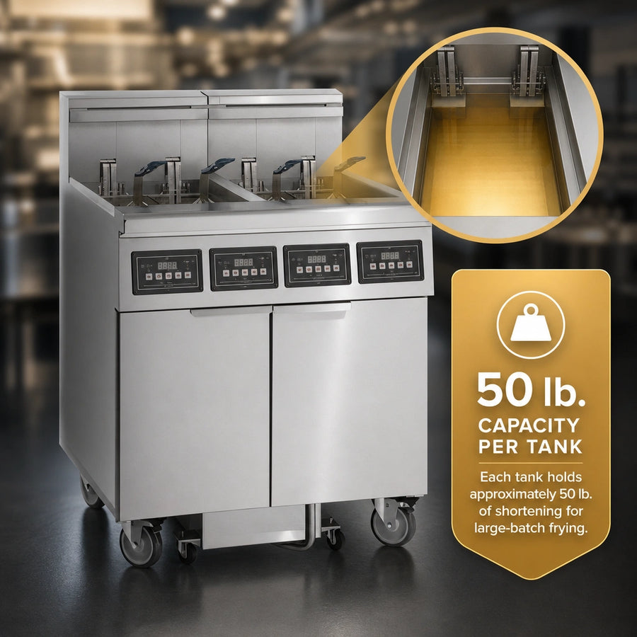 50 lb. Capacity Per Tank