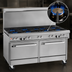Thumbnail image #4 for Southbend Ultimate 60-Inch Gas Restaurant Range with 8 Burners, Convection Oven, and Cabinet Base