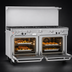 Thumbnail image #4 for Southbend Ultimate 60-Inch Gas Restaurant Range with 9 Open Burners, Standard Oven, and Convection Oven