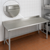 Thumbnail image #4 for Deluxe Series Stainless Steel Work Table with Rear Up-Turn, 108 x 36 Inches
