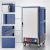 Thumbnail image #4 for Metro C5 3 Series Moisture Heated Holding & Proofing Cabinet, 3/4 Height, Blue Insulation Armour, Mobile, 27 Pan Capacity