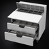 Thumbnail image #5 for Beverage Air Sandwich Top Refrigerated Prep Table with 2 Drawers, 36-Inch Wide, 10.01 Cu. Ft.