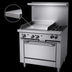 Thumbnail image #4 for Garland G Starfire Pro 36-Inch Gas Restaurant Range with 2 Open Burners, 24-Inch Griddle, and Standard Oven