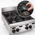 Thumbnail image #4 for Vulcan Achiever 24-Inch 4-Burner Gas Countertop Hot Plate