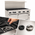 Thumbnail image #4 for Vulcan Endurance 60-Inch LP Gas Commercial Range with 10 Open Burners and 2 Standard Ovens