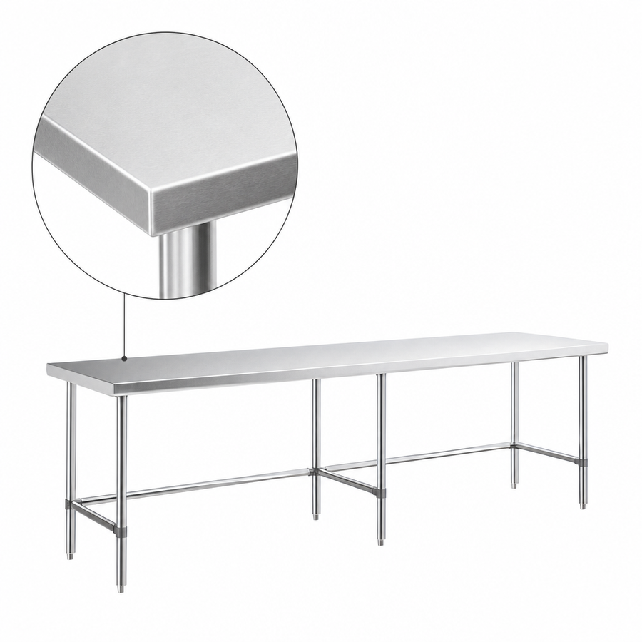 18-Gauge Stainless Steel Top