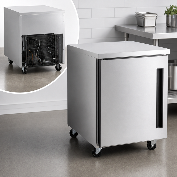 Product image #4 for Traulsen Centerline Compact Undercounter Reach-In Freezer, 27-Inch Wide, 1 Section, Right-Hinged Solid Door, Rear-Mount Self-Contained