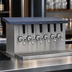 Thumbnail image #4 for Glastender 20-Inch-Wide Underbar Glycol-Cooled Draft Dispensing Tower with 6 Stainless Steel Faucets