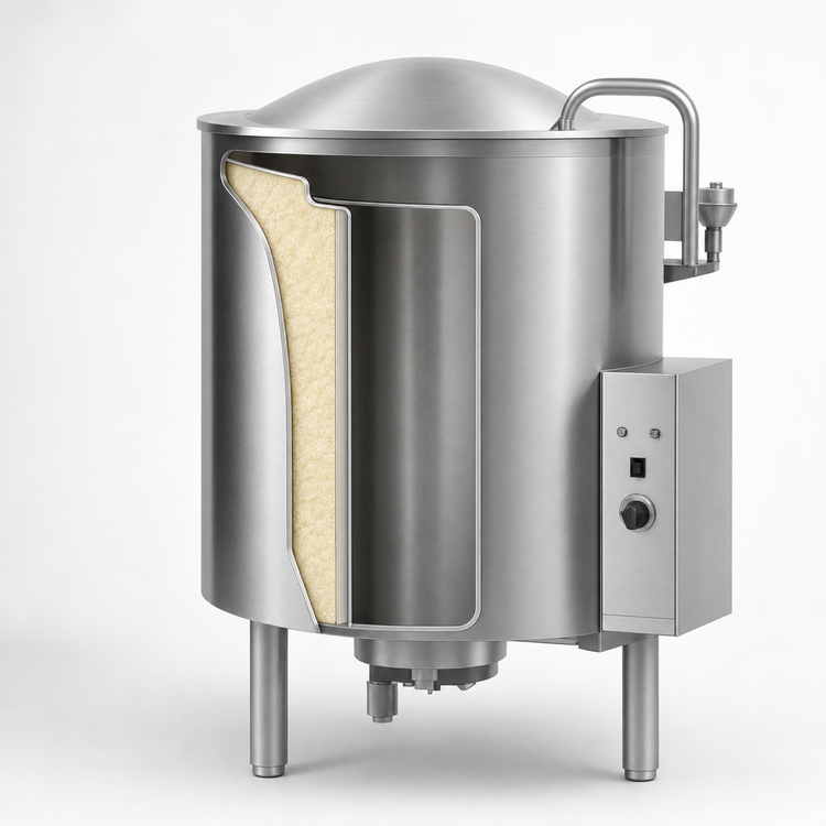 Product image #4 for Legion LGB-125 125-Gallon Gas-Fired Stationary Insulated Self-Contained Kettle