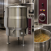 Thumbnail image #4 for Crown EL-40 40 Gallon Electric Stationary 2/3 Jacketed Steam Kettle