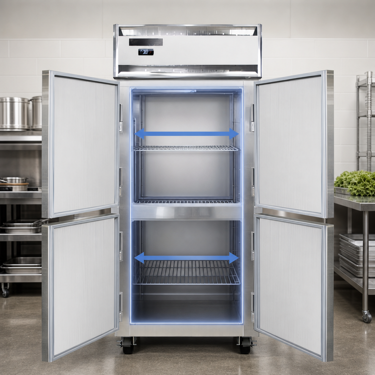 Product image #4 for Continental Refrigerator 1FXNSAPTHD Extra-Wide One-Section Pass-Thru Freezer