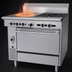 Thumbnail image #4 for Garland Cuisine Series 36-Inch Heavy Duty Natural Gas Combination Top Range with Convection Oven