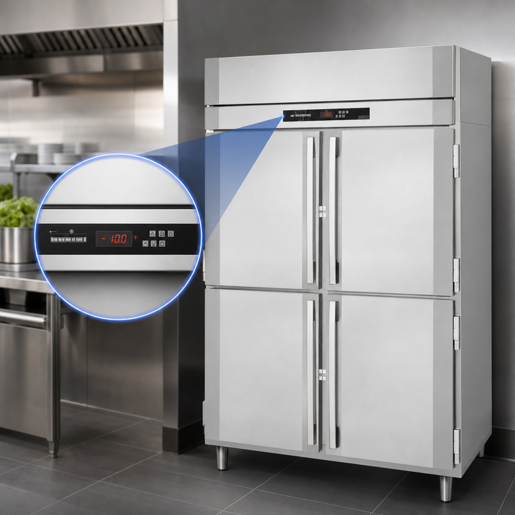 Product image #4 for Victory UltraSpec™ FS-2D-S1-EW-PT-HD-HC Extra Wide Pass-Thru Solid Half-Door Freezer