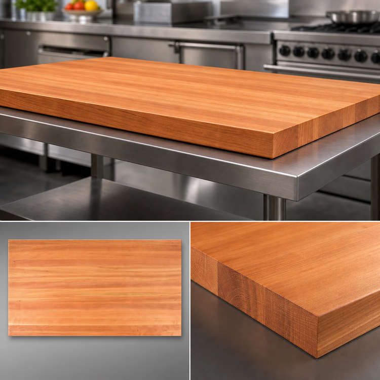 Product image #4 for Boos Block American Cherry Edge Grain Kitchen Countertop, 60 x 42 x 3 Inch, Penetrating Oil Finish