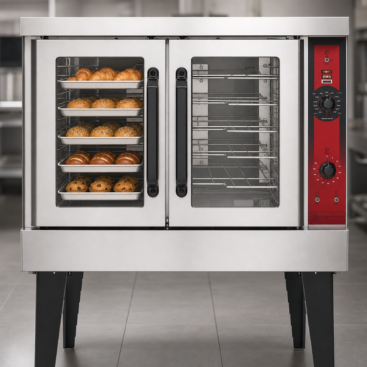 Product image #5 for Vulcan VC6GD Single-Deck Gas Convection Oven, Bakery Depth, 5-Pan Capacity